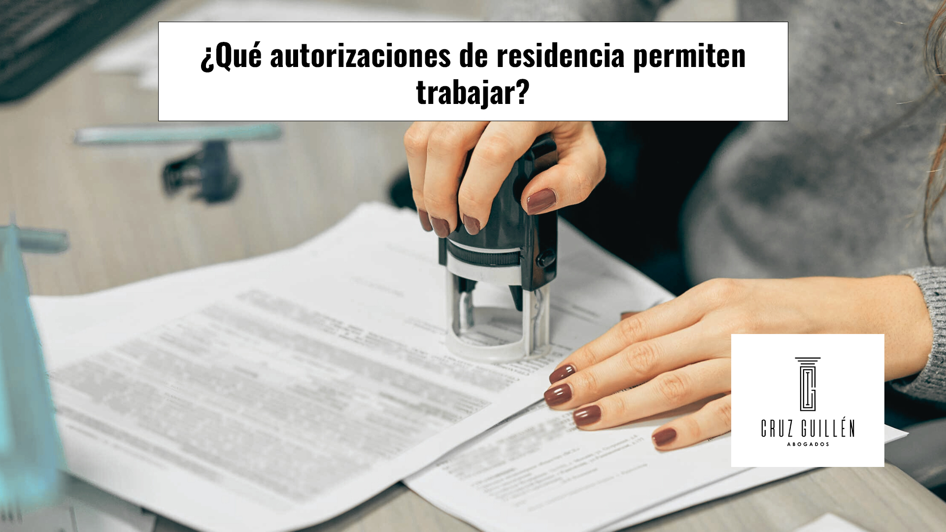 ¿Qué autorizaciones de residencia permiten trabajar?