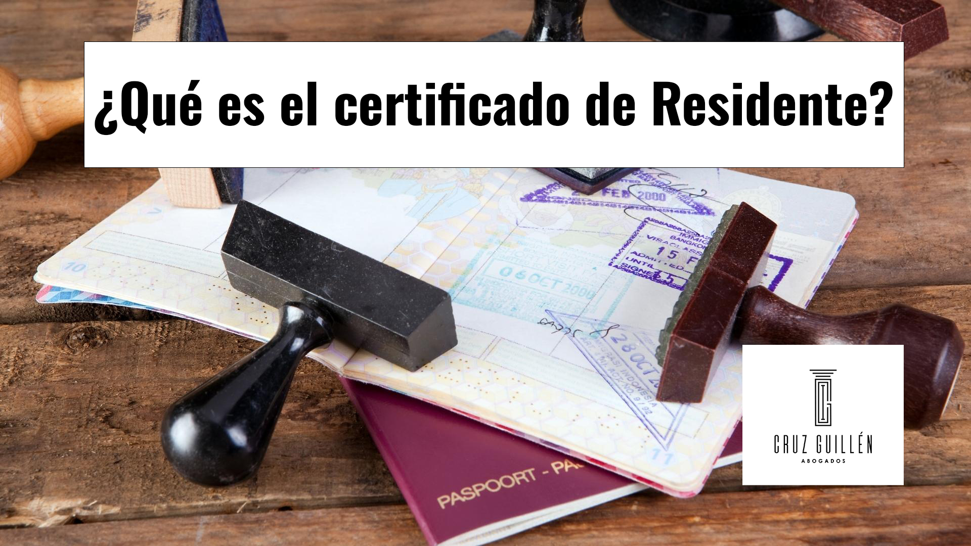 ¿Qué es el certificado de residente?